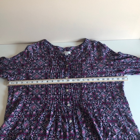 Croft & Barrow Button Up Blouse NWT XXL - Picture 6 of 9